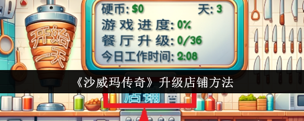 沙威玛传奇如何给店铺升级 升级店铺需要达成条件介绍 1