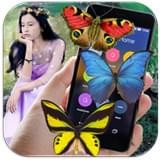 Butterfly in Phone lovely joke软件