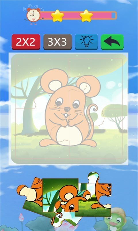 宝宝拼图学分类