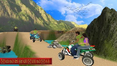 四轮摩托特技