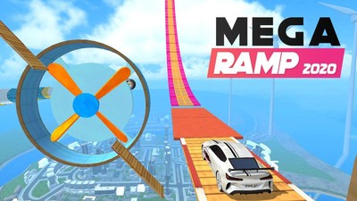 斜坡赛车空中赛道手游