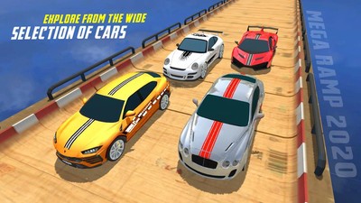 斜坡赛车空中赛道手游