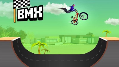 BMX自行车坡道特技手游